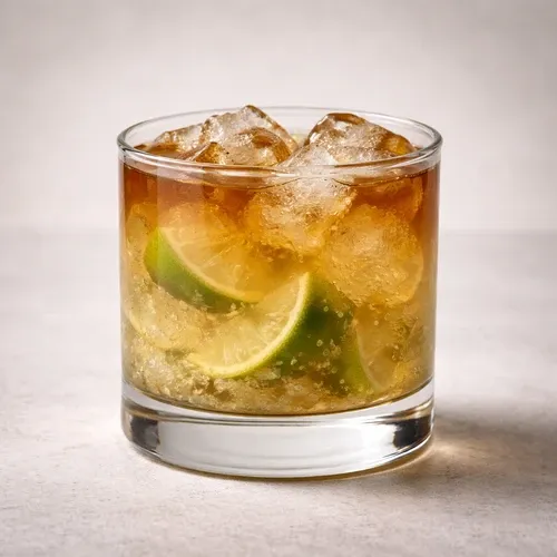 Photo of Dark Caipirinha cocktail