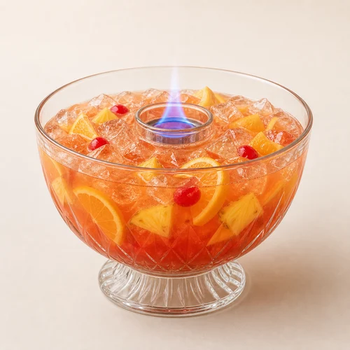 Photo of Flaming Volcano cocktail