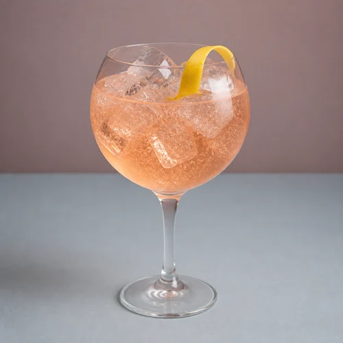 Photo of Pink Gin & Tonic cocktail